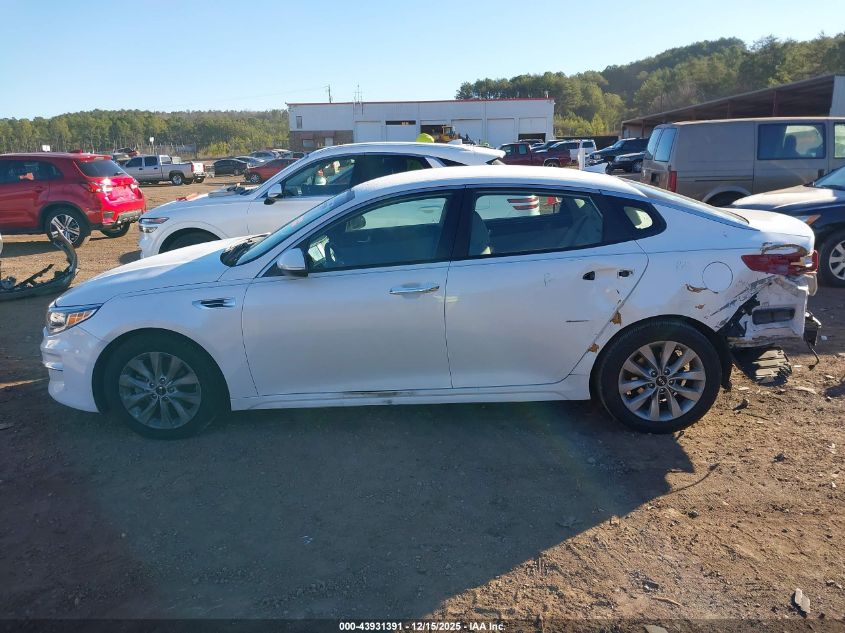 2018 Kia Optima Lx VIN: 5XXGT4L38JG253084 Lot: 43931391