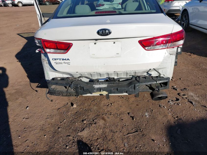 2018 Kia Optima Lx VIN: 5XXGT4L38JG253084 Lot: 43931391