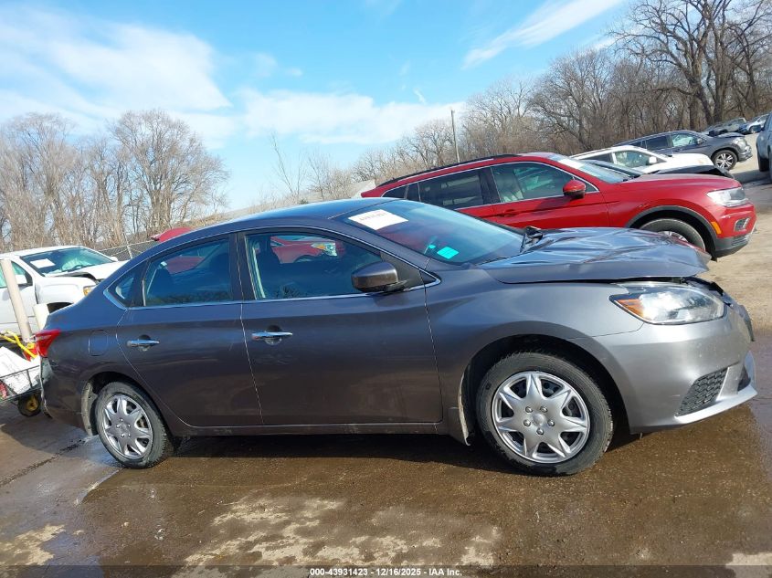 2019 Nissan Sentra S VIN: 3N1AB7AP0KY336701 Lot: 43931423