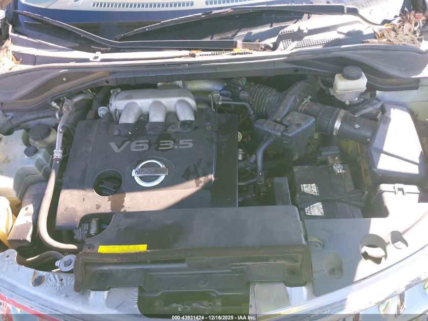 2007 Nissan Murano Se VIN: JN8AZ08W47W627816 Lot: 43931424