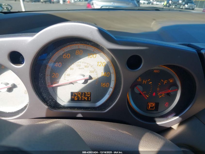 2007 Nissan Murano Se VIN: JN8AZ08W47W627816 Lot: 43931424