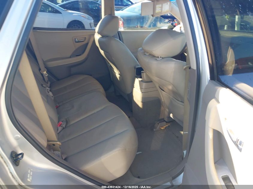 2007 Nissan Murano Se VIN: JN8AZ08W47W627816 Lot: 43931424