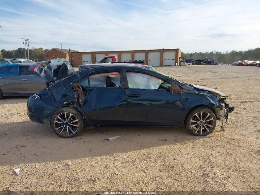 2017 Toyota Corolla Se VIN: 2T1BURHE3HC769286 Lot: 43931427