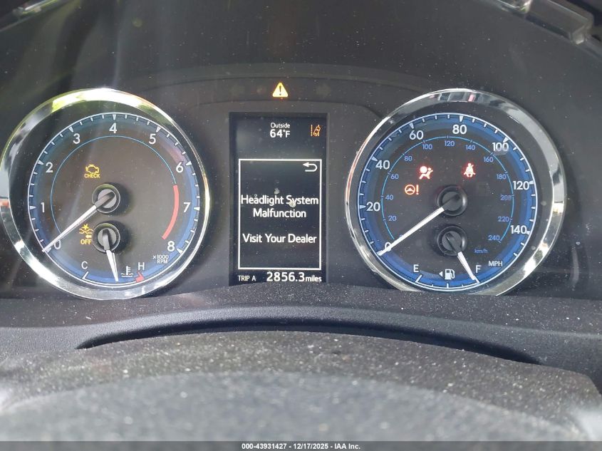 2017 Toyota Corolla Se VIN: 2T1BURHE3HC769286 Lot: 43931427