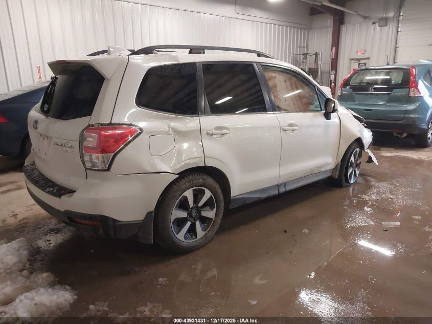 2017 Subaru Forester 2.5I Limited VIN: JF2SJAJC6HH433826 Lot: 43931431
