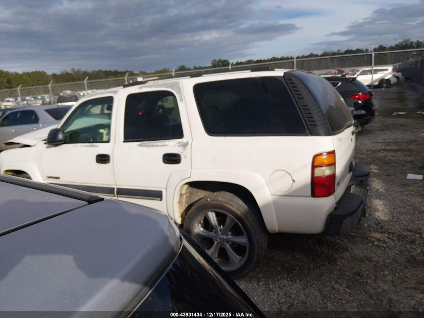 2003 Chevrolet Tahoe Ls VIN: 1GNEK13Z63J313303 Lot: 43931434