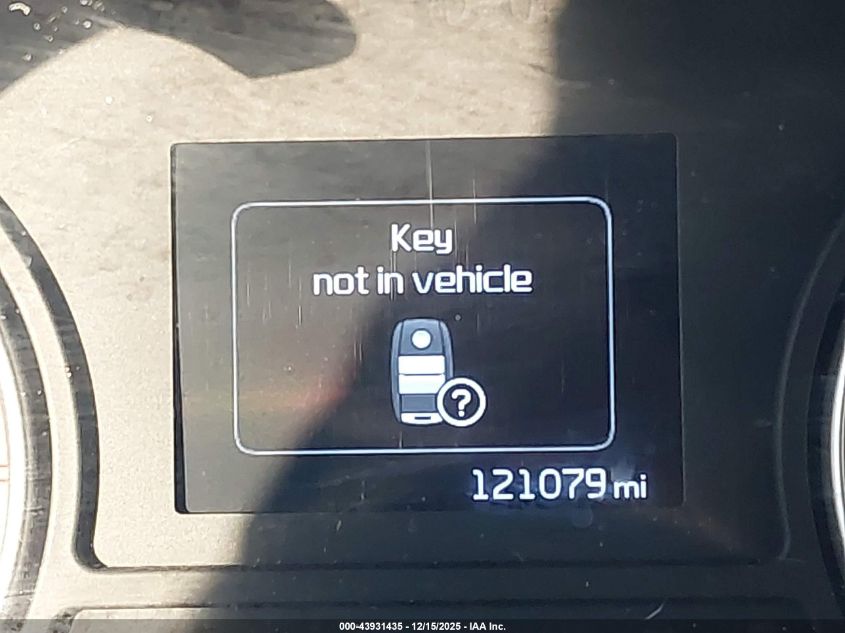 2016 Kia Optima Lx Turbo VIN: 5XXGT4L18GG032365 Lot: 43931435