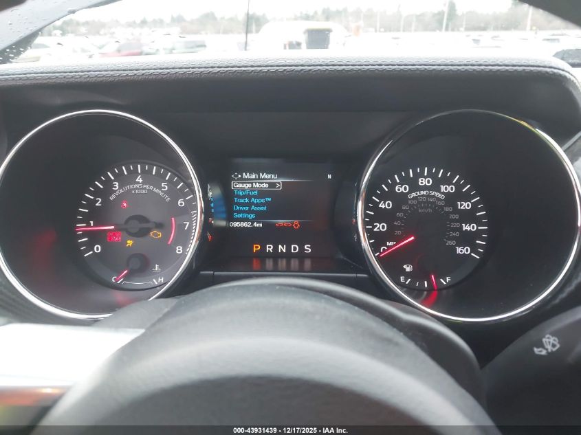 2015 Ford Mustang V6 VIN: 1FA6P8AM7F5326661 Lot: 43931439