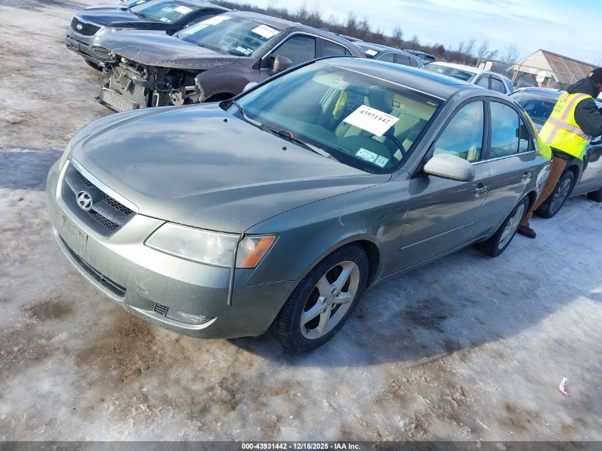 5NPEU46FX7H281590 2007 HYUNDAI SONATA photo no. 2