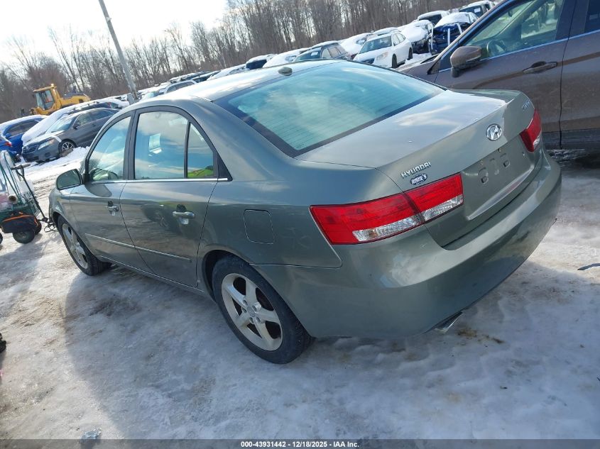 5NPEU46FX7H281590 2007 HYUNDAI SONATA photo no. 3