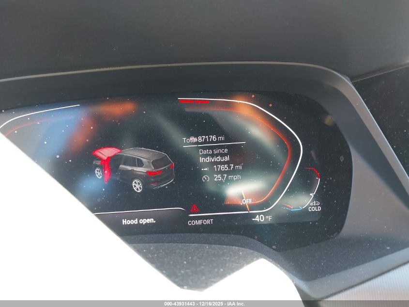 2019 BMW X5 xDrive40I VIN: 5UXCR6C59KLL26232 Lot: 43931443