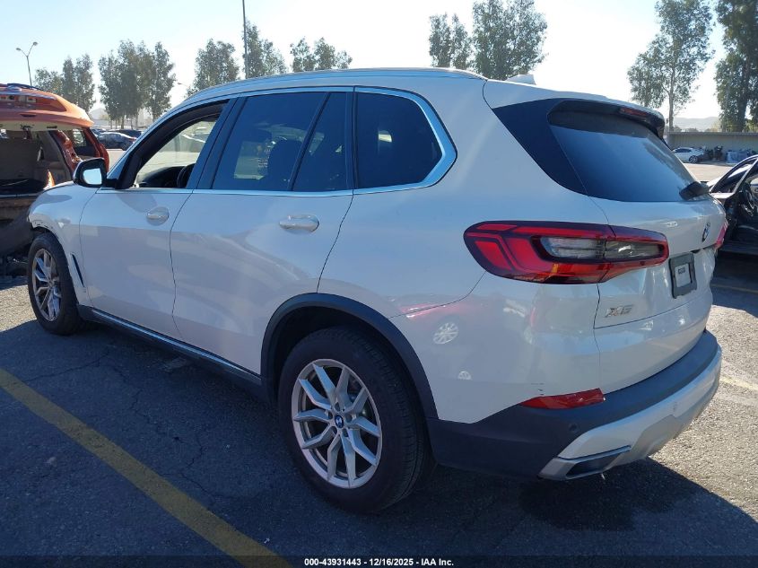 2019 BMW X5 xDrive40I VIN: 5UXCR6C59KLL26232 Lot: 43931443