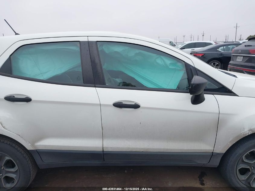 2019 Ford Ecosport S VIN: MAJ3S2FE3KC287170 Lot: 43931464
