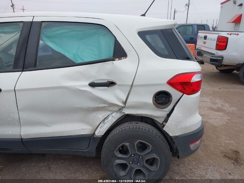 2019 Ford Ecosport S VIN: MAJ3S2FE3KC287170 Lot: 43931464