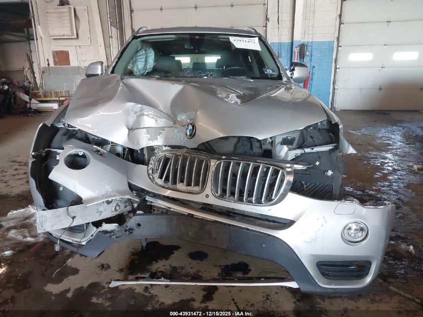 2017 BMW X3 Sdrive28I VIN: 5UXWZ7C33H0X41106 Lot: 43931472