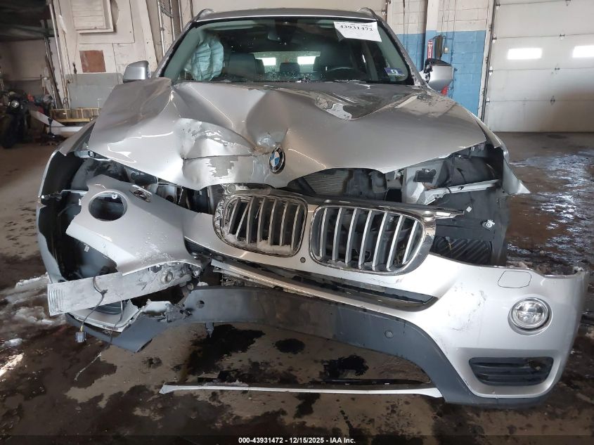 2017 BMW X3 Sdrive28I VIN: 5UXWZ7C33H0X41106 Lot: 43931472