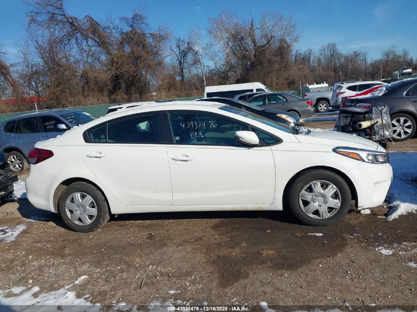 2018 Kia Forte Lx VIN: 3KPFK4A75JE175781 Lot: 43931476