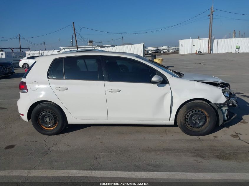 2010 Volkswagen Golf 4-Door VIN: WVWDB7AJ7AW374485 Lot: 43931486