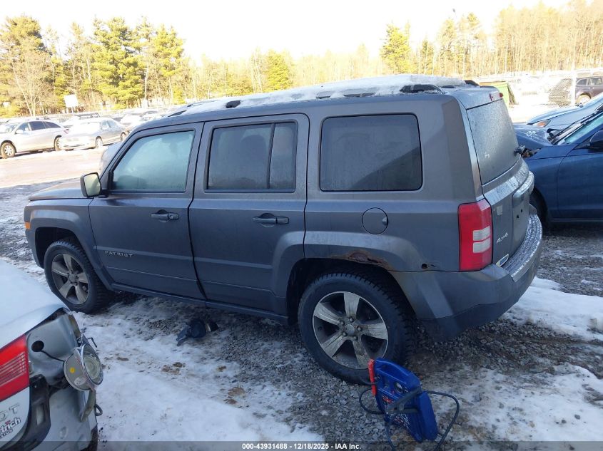 2017 Jeep Patriot High Altitude 4X4 VIN: 1C4NJRFB8HD181661 Lot: 43931488