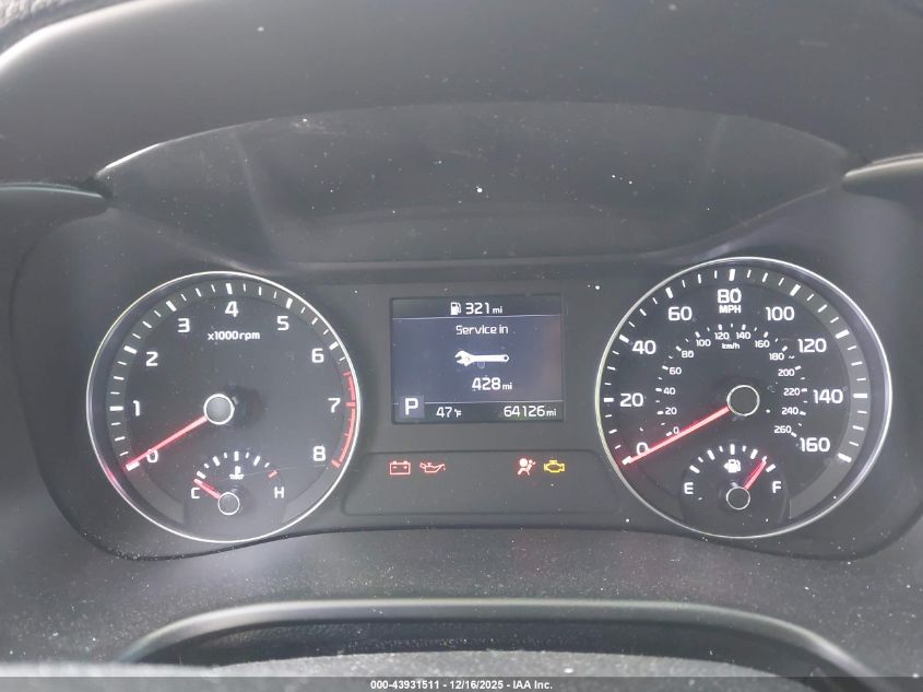 2020 Kia Forte Lxs VIN: 3KPF24AD9LE233013 Lot: 43931511