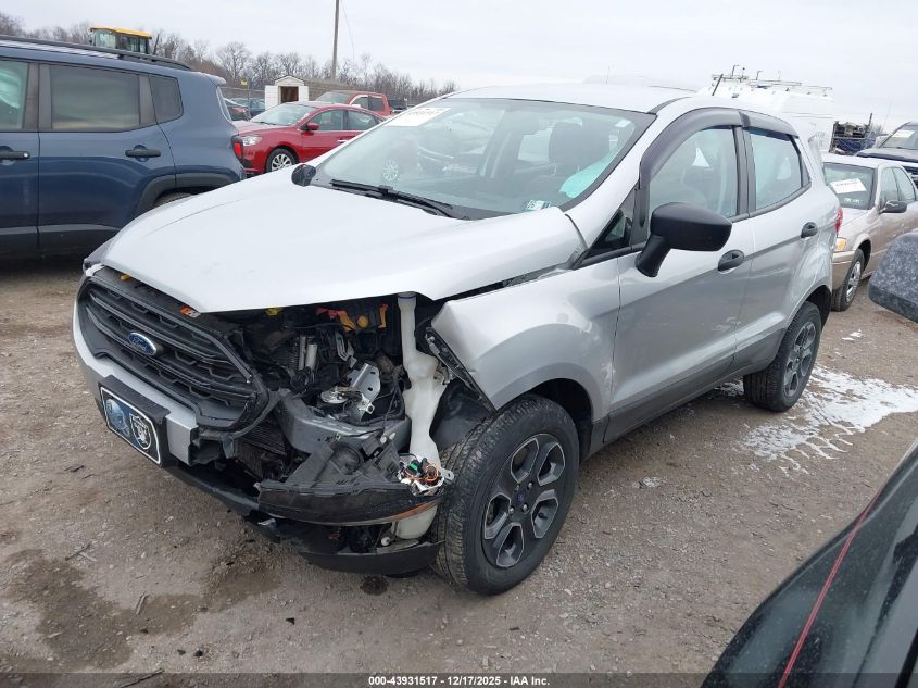 2020 Ford Ecosport S VIN: MAJ6S3FL8LC382598 Lot: 43931517