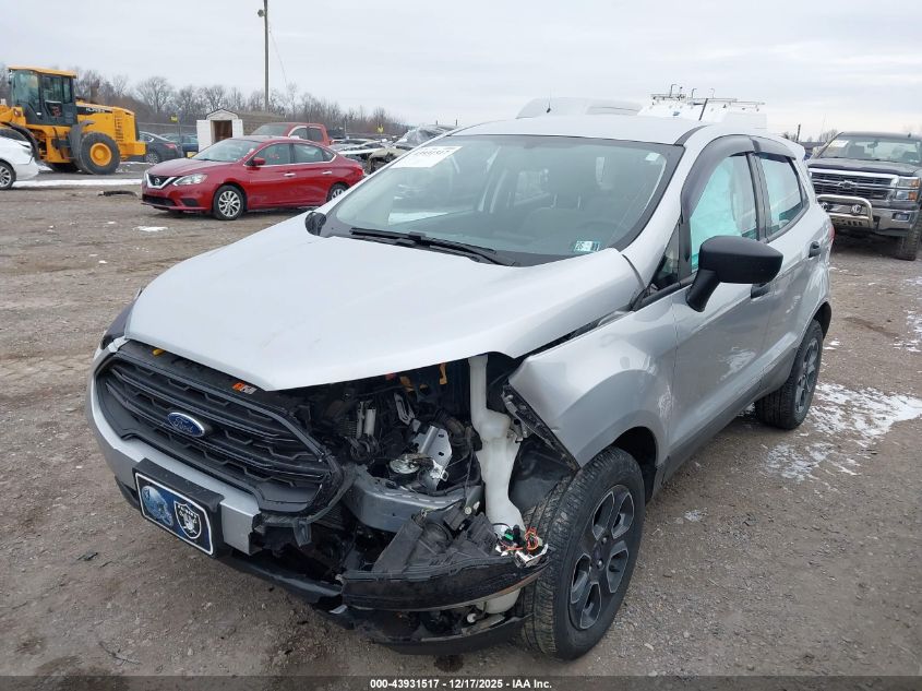 2020 Ford Ecosport S VIN: MAJ6S3FL8LC382598 Lot: 43931517