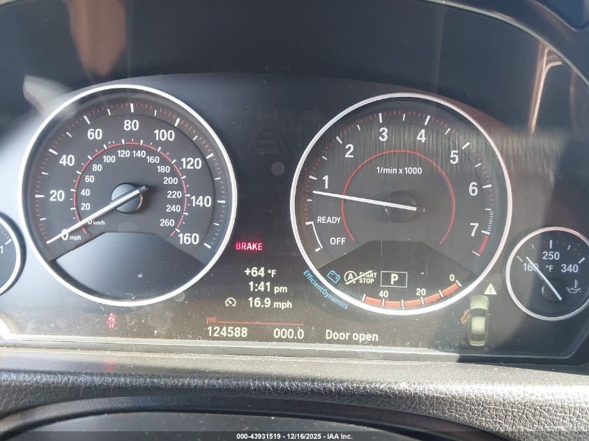 2014 BMW 328I VIN: WBA3C1C56EK111937 Lot: 43931519