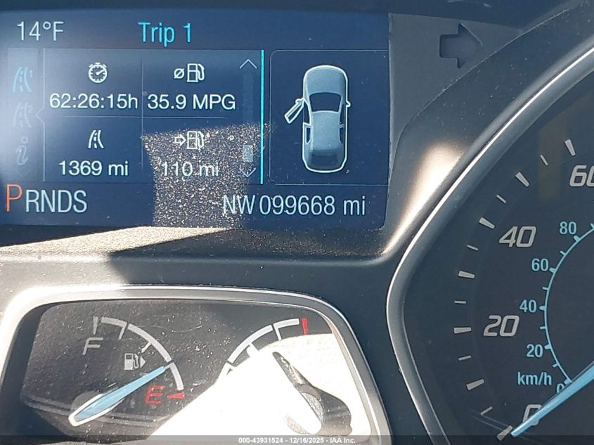 2014 Ford Focus Se VIN: 1FADP3F22EL251184 Lot: 43931524