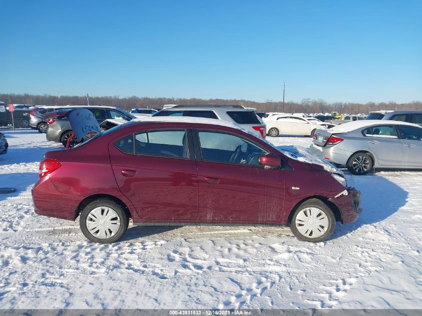 2020 Mitsubishi Mirage G4 Es VIN: ML32F3FJ4LHF03602 Lot: 43931533