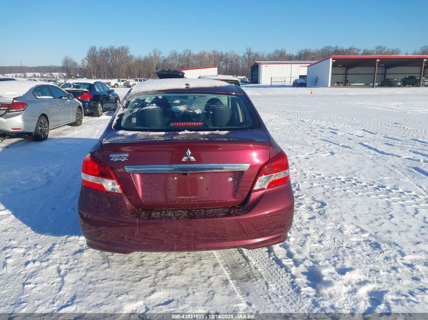 2020 Mitsubishi Mirage G4 Es VIN: ML32F3FJ4LHF03602 Lot: 43931533