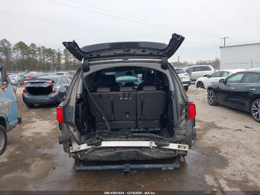 2022 Honda Odyssey Ex-L VIN: 5FNRL6H78NB035493 Lot: 43931534