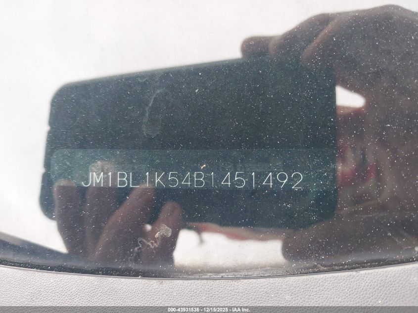 2011 Mazda Mazda3 S Sport VIN: JM1BL1K54B1451492 Lot: 43931536