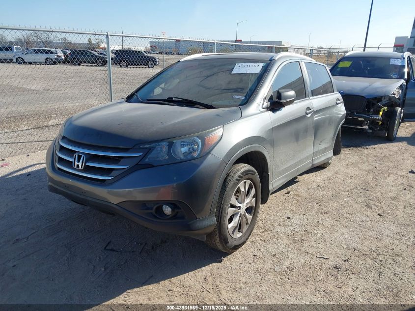 2013 Honda Cr-V Ex-L VIN: 5J6RM3H74DL015906 Lot: 43931569