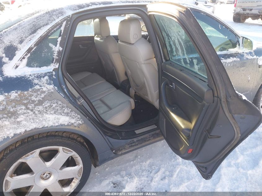 2004 Audi S4 4.2 VIN: WAUPL68E74A027184 Lot: 43931573