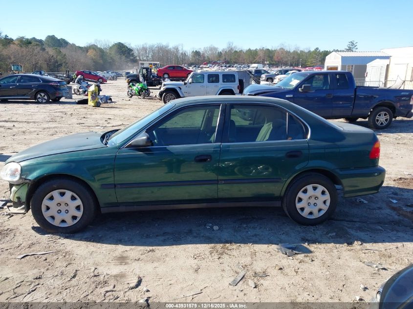 1999 Honda Civic Lx VIN: 1HGEJ6677XL001652 Lot: 43931579