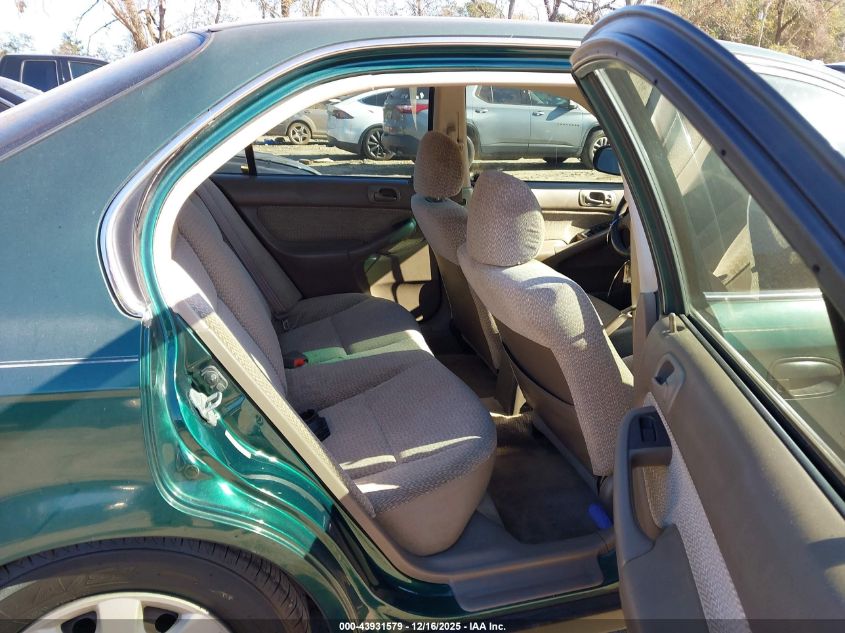 1999 Honda Civic Lx VIN: 1HGEJ6677XL001652 Lot: 43931579