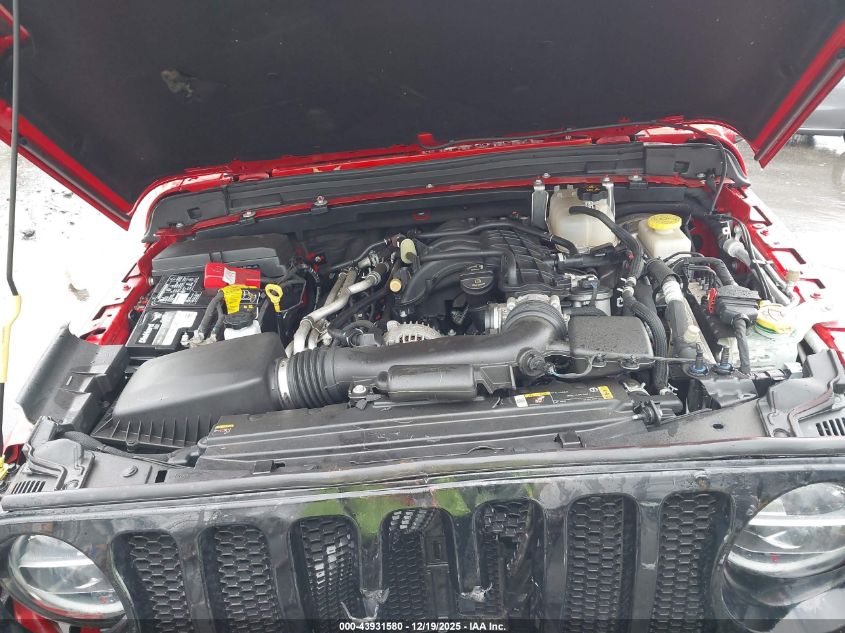 2022 Jeep Wrangler Unlimited Willys 4X4 VIN: 1C4HJXDG3NW224173 Lot: 43931580