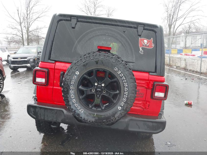 2022 Jeep Wrangler Unlimited Willys 4X4 VIN: 1C4HJXDG3NW224173 Lot: 43931580