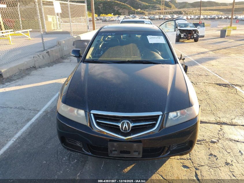 2004 Acura Tsx VIN: JH4CL95834C016381 Lot: 43931587