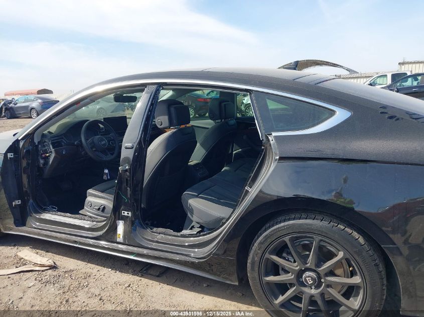 2022 Audi A5 Sportback Premium 40 Tfsi Quattro S Tronic VIN: WAUABCF59NA031412 Lot: 43931596