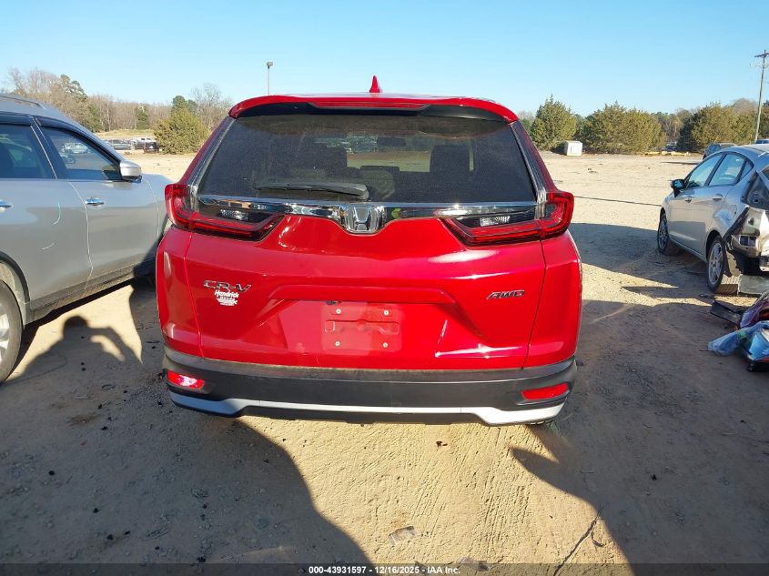 2021 Honda Cr-V Awd Ex VIN: 5J6RW2H57MA009161 Lot: 43931597