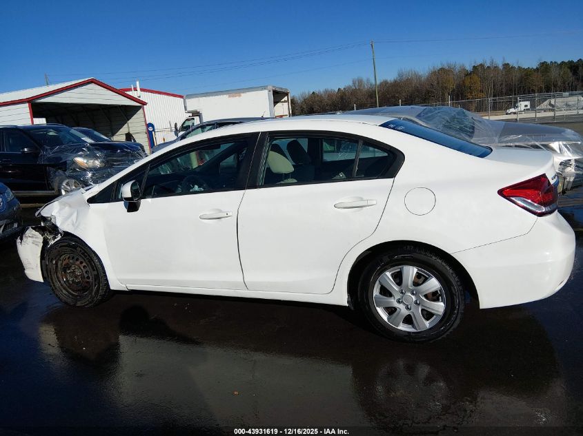 2014 Honda Civic Lx VIN: 19XFB2F59EE009734 Lot: 43931619