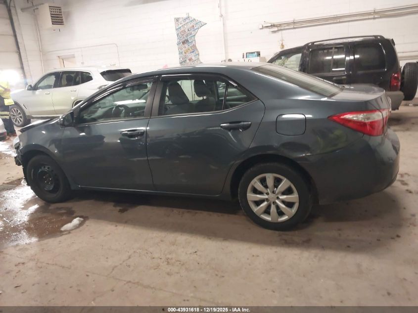 2014 Toyota Corolla Le VIN: 2T1BURHEXEC206490 Lot: 43931618