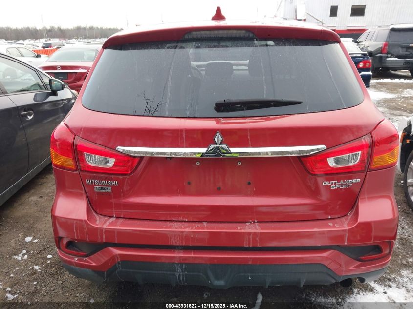 2018 Mitsubishi Outlander Sport 2.0 Le VIN: JA4AP3AU9JZ025179 Lot: 43931622