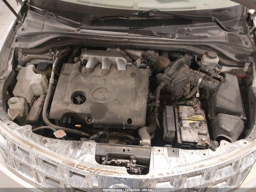 2003 Nissan Murano Sl VIN: JN8AZ08W73W204268 Lot: 43931624