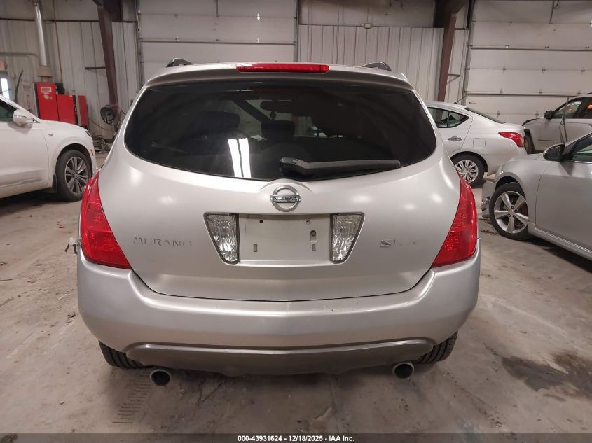 2003 Nissan Murano Sl VIN: JN8AZ08W73W204268 Lot: 43931624