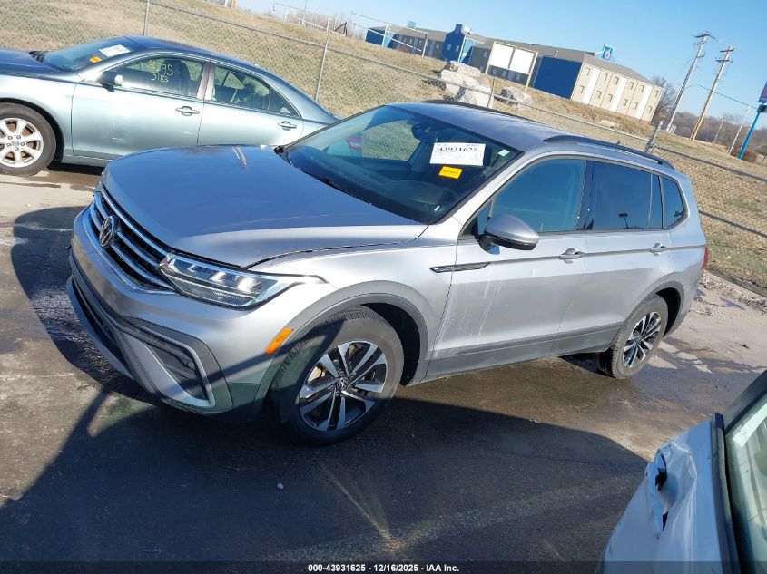 2023 Volkswagen Tiguan 2.0T S VIN: 3VVRB7AX8PM106310 Lot: 43931625
