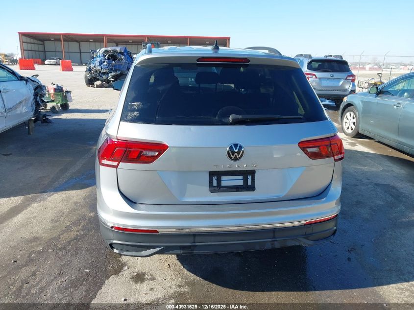 2023 Volkswagen Tiguan 2.0T S VIN: 3VVRB7AX8PM106310 Lot: 43931625