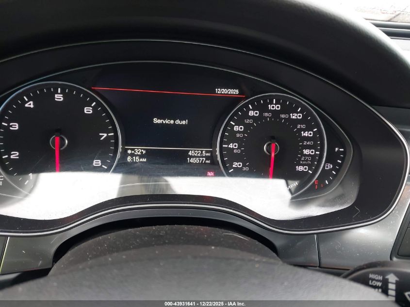 2013 Audi A6 3.0T Premium VIN: WAUGGAFC5DN018162 Lot: 43931641