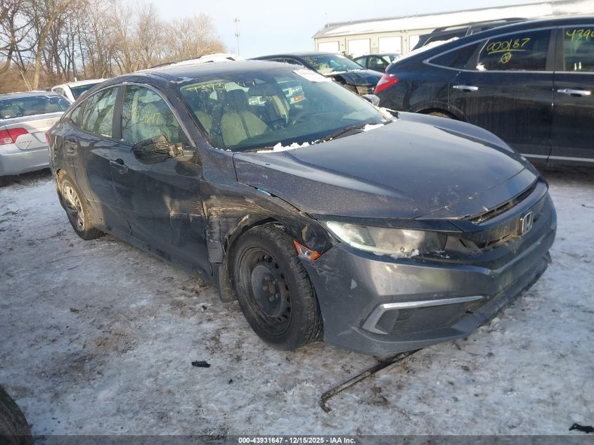 2019 Honda Civic Lx VIN: 2HGFC2F60KH580598 Lot: 43931647